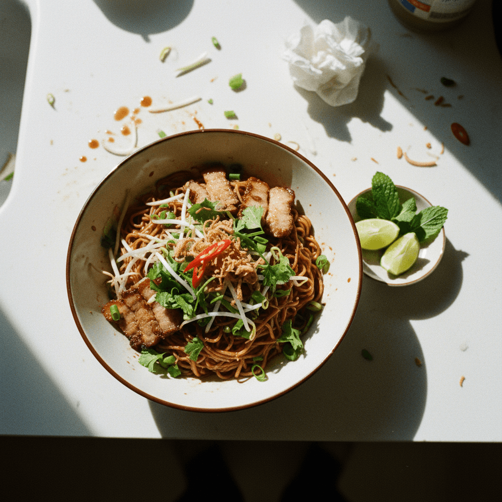 Hủ Tiếu Khô - Vietnamese Dry Noodles