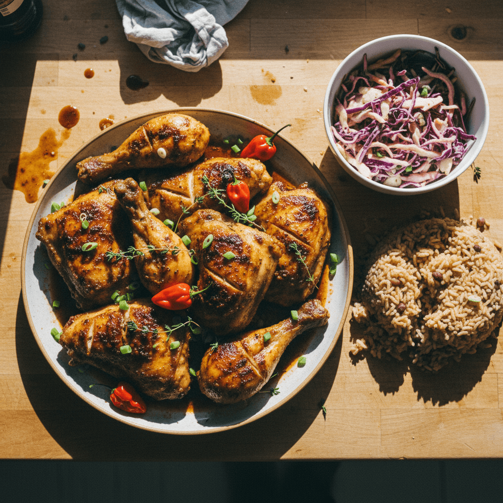 Oven Jerk Chicken