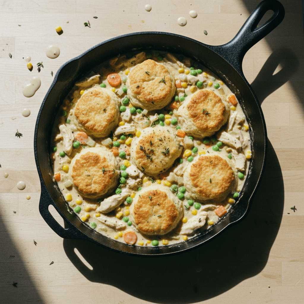 Creamy Chicken & Veggie Dumplings