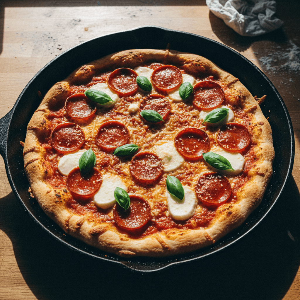 Gluten Free Cast Iron Pizza