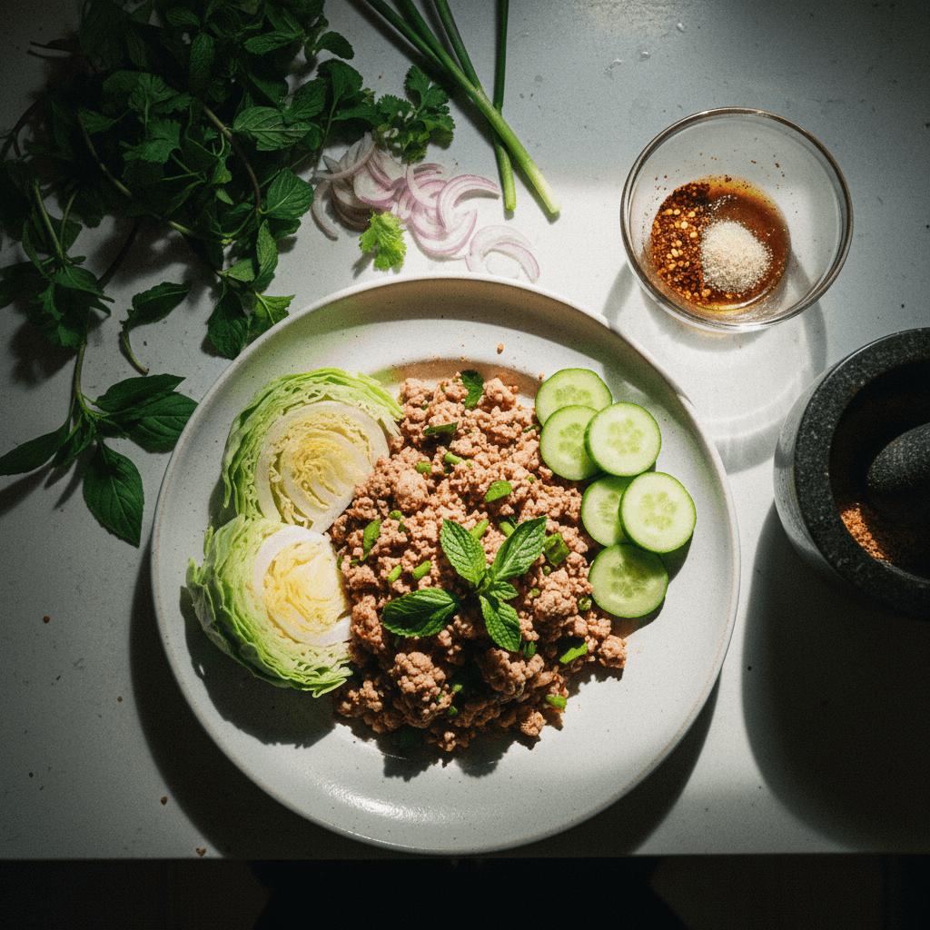 Larb (Thai/Lao Meat Salad)
