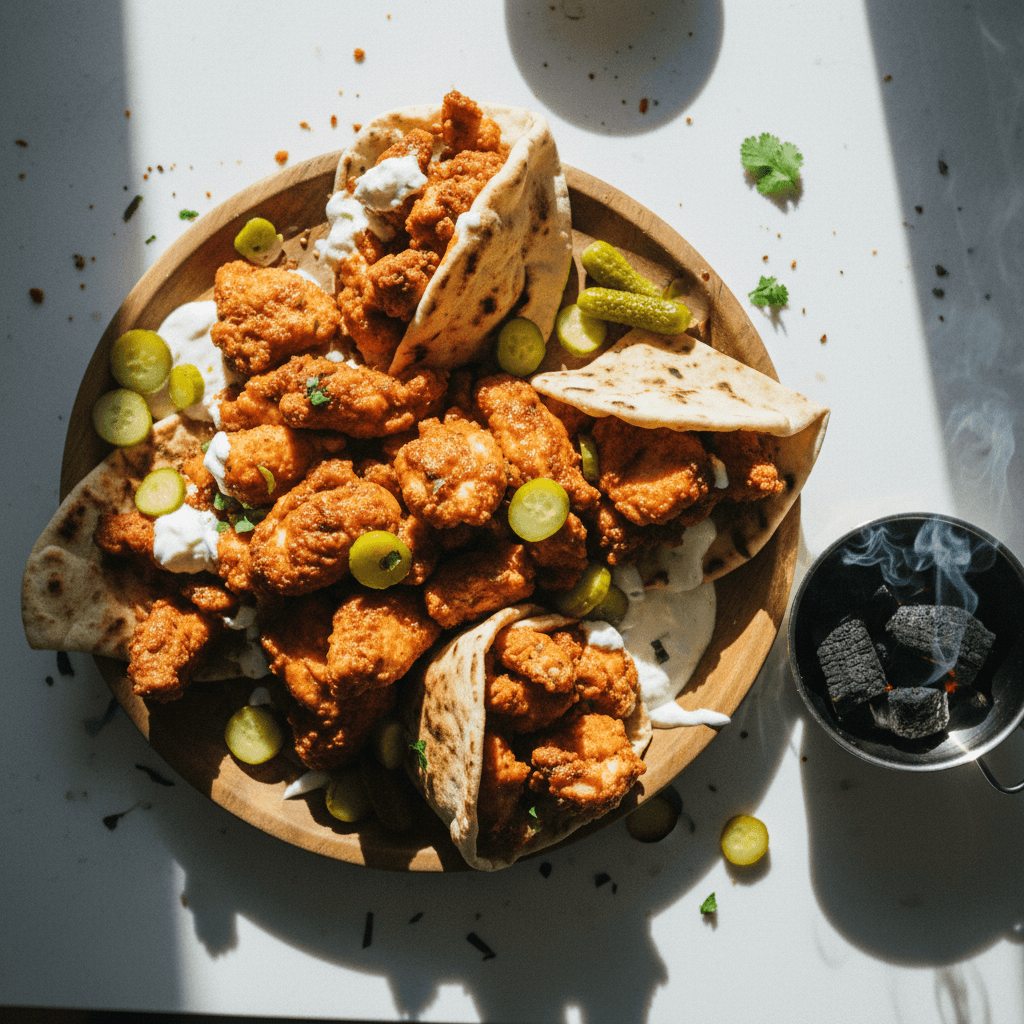 Viral Crispy Chicken Shawarma