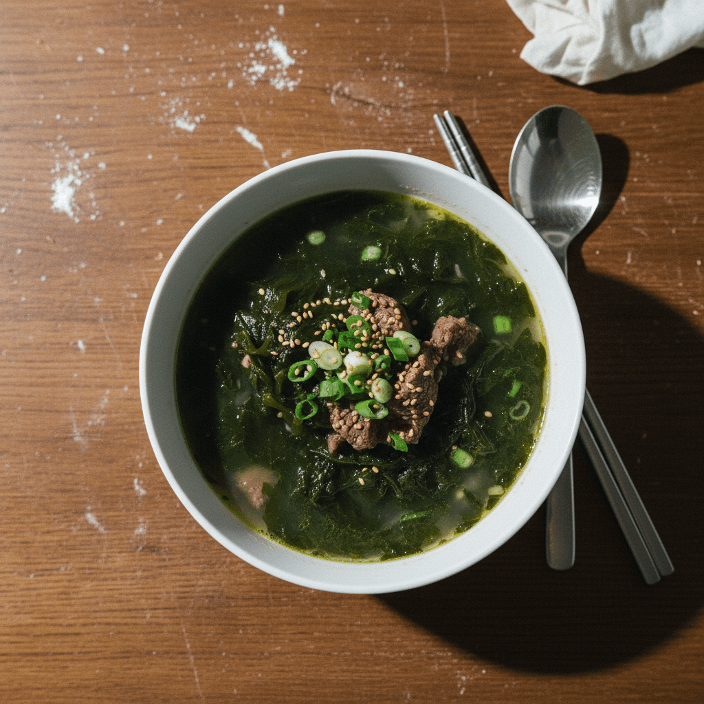 Miyeok Guk (Sopa Coreana de Cumpleaños)