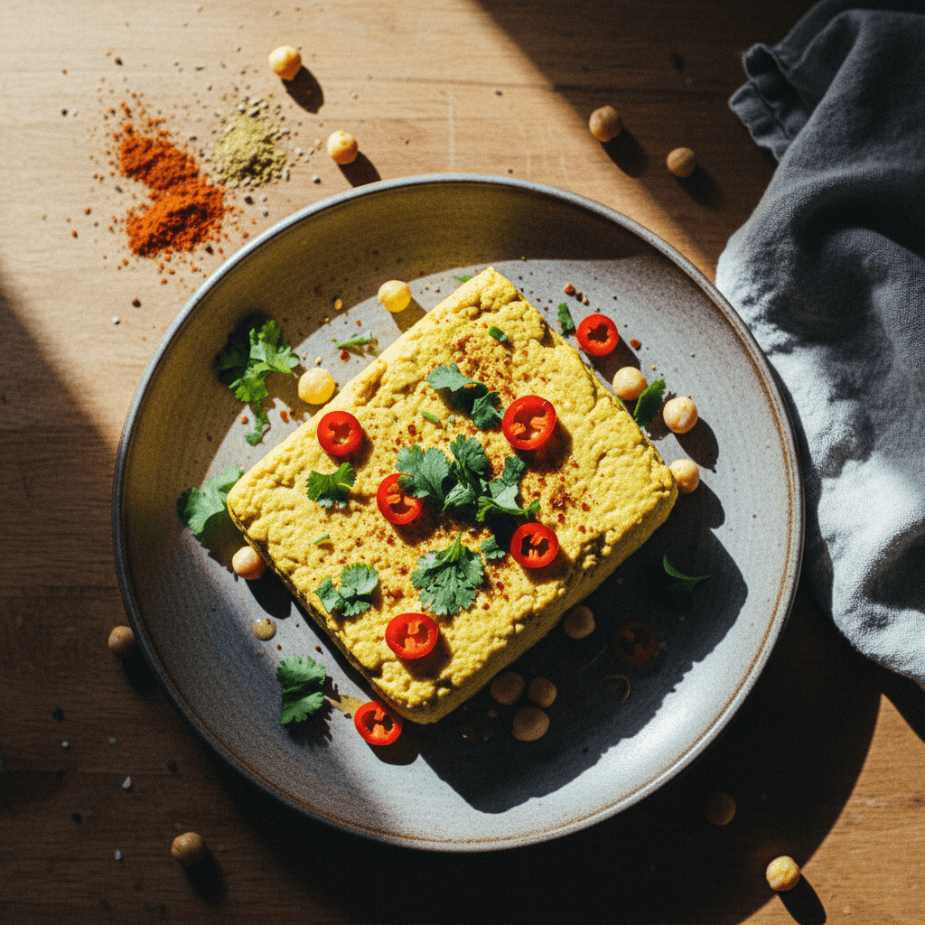 Homemade Chickpea Tofu