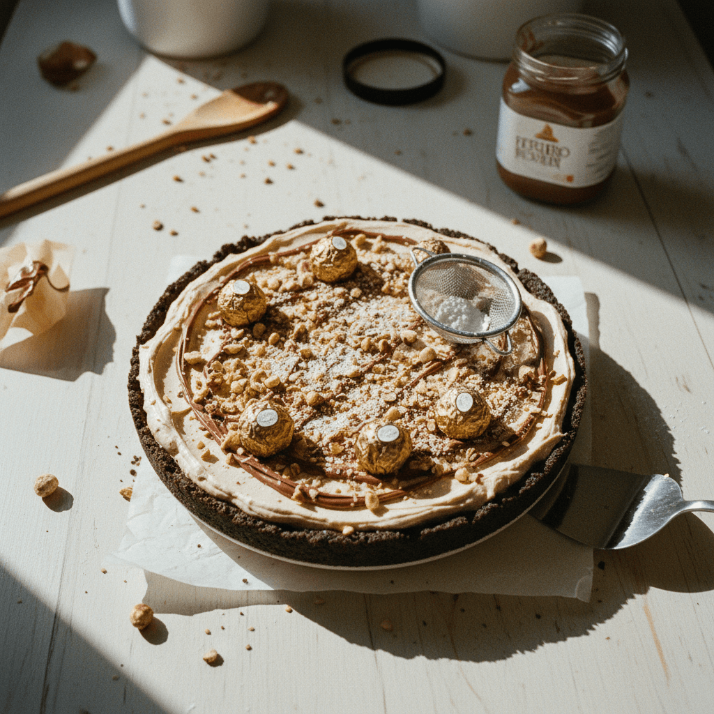 No-Bake Hazelnut Spread Pie