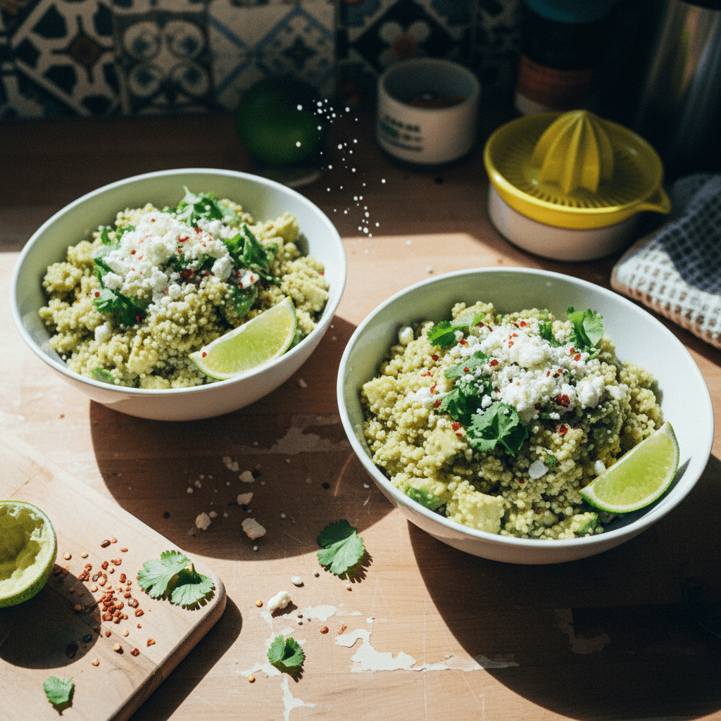 Avocado Lime Quinoa Bowls
