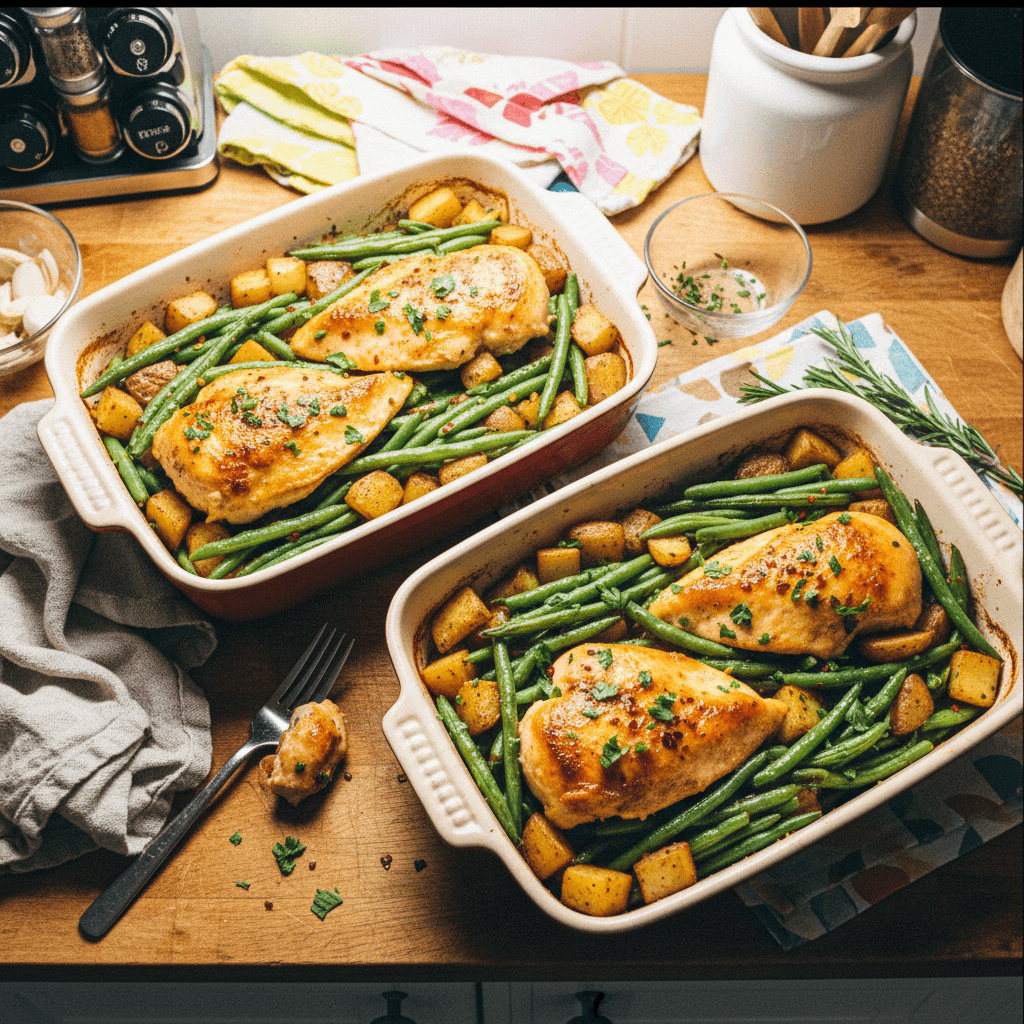 Mom's Buttery Italian Chicken Bake
