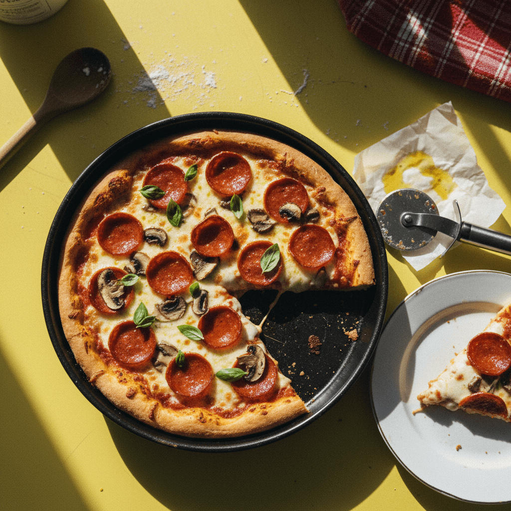 Air Fryer Pan Pizza