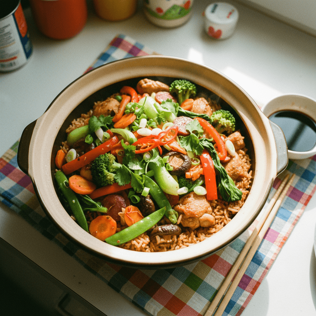 Chicken Claypot Rice