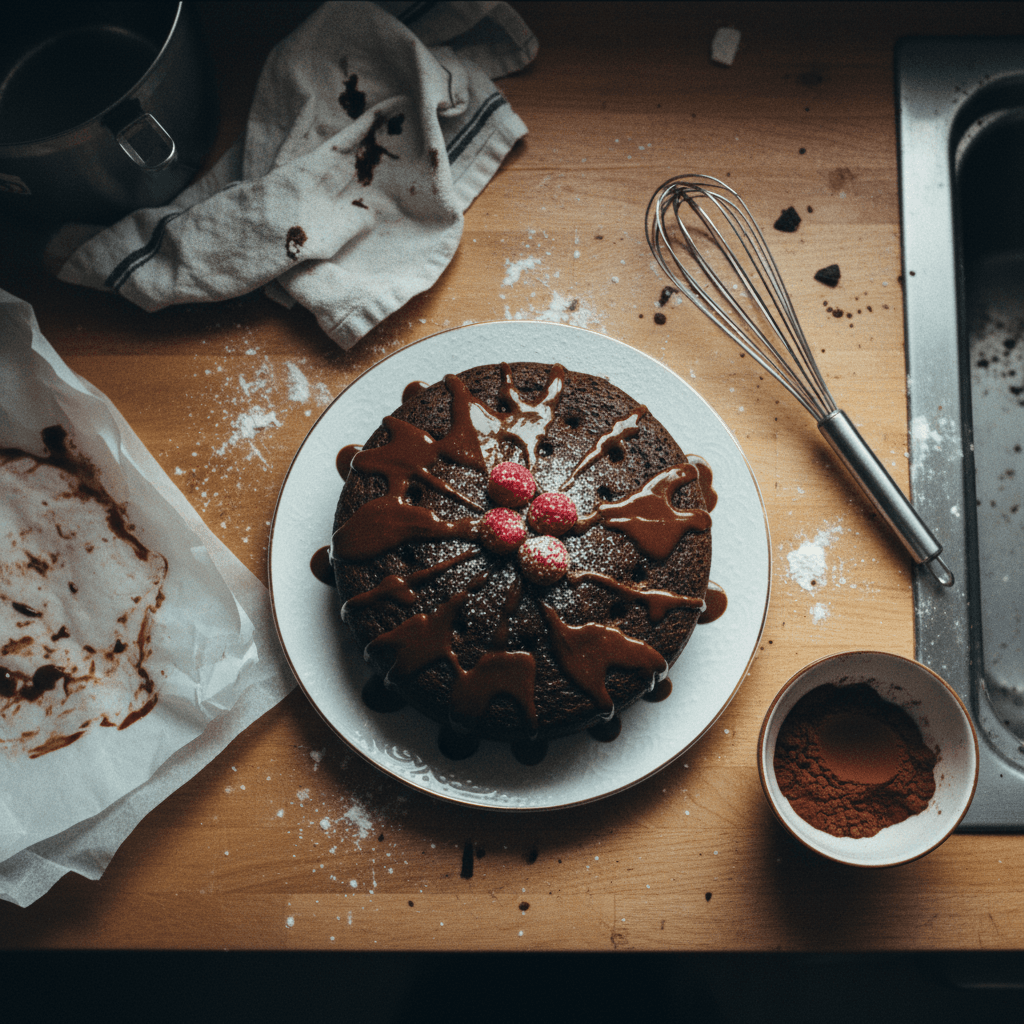 Easy Depression-Era Chocolate Cake