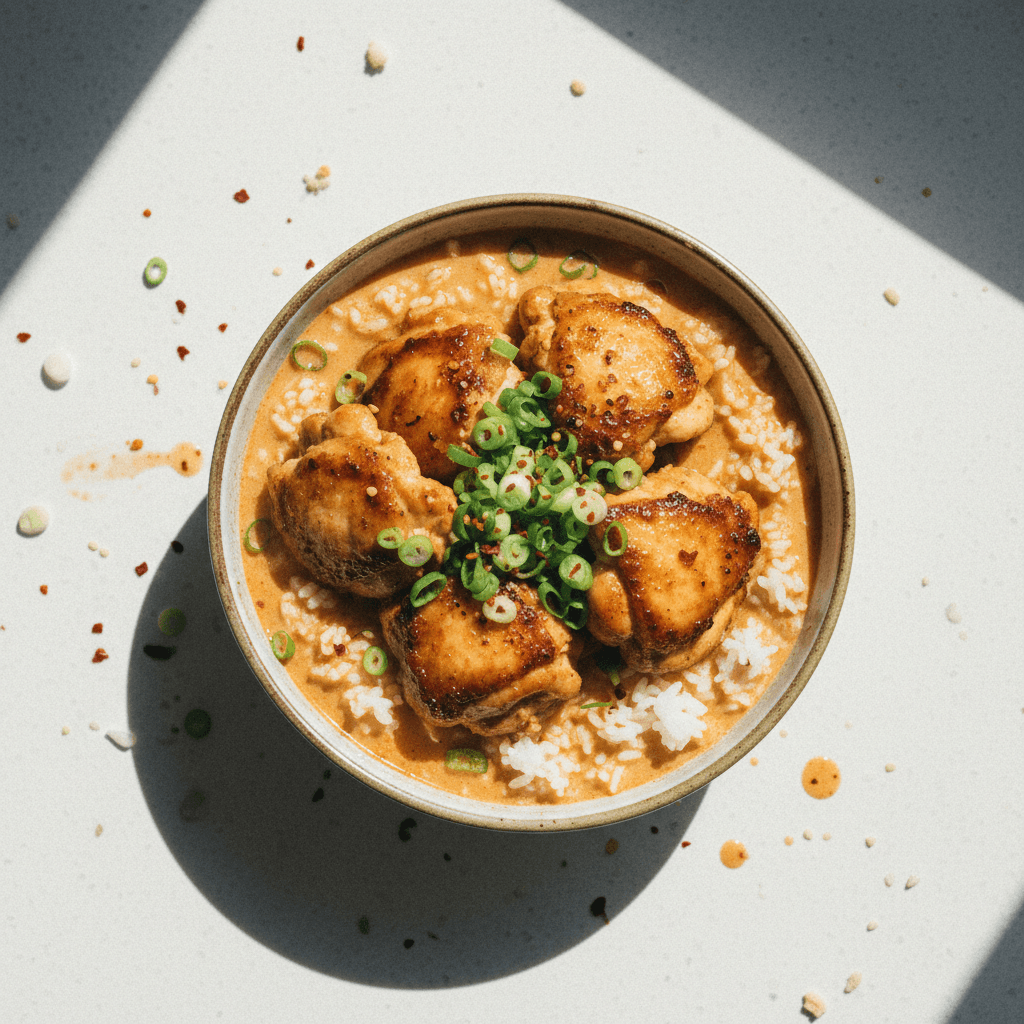 Buldak Carbonara Chicken Brothy Rice