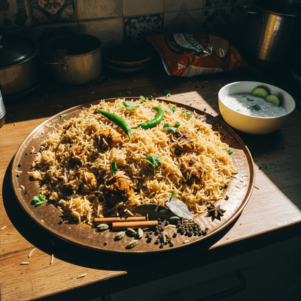 Masaledar Chicken Pulao