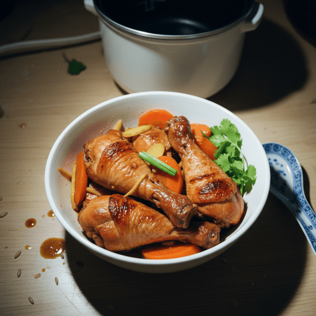 Rice Cooker Chicken Legs
