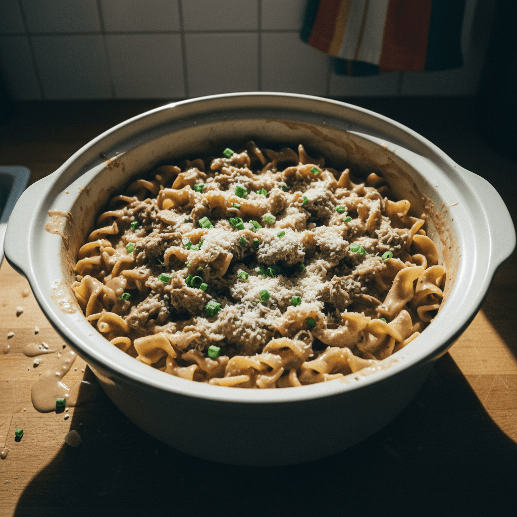 Crockpot Beef Stroganoff