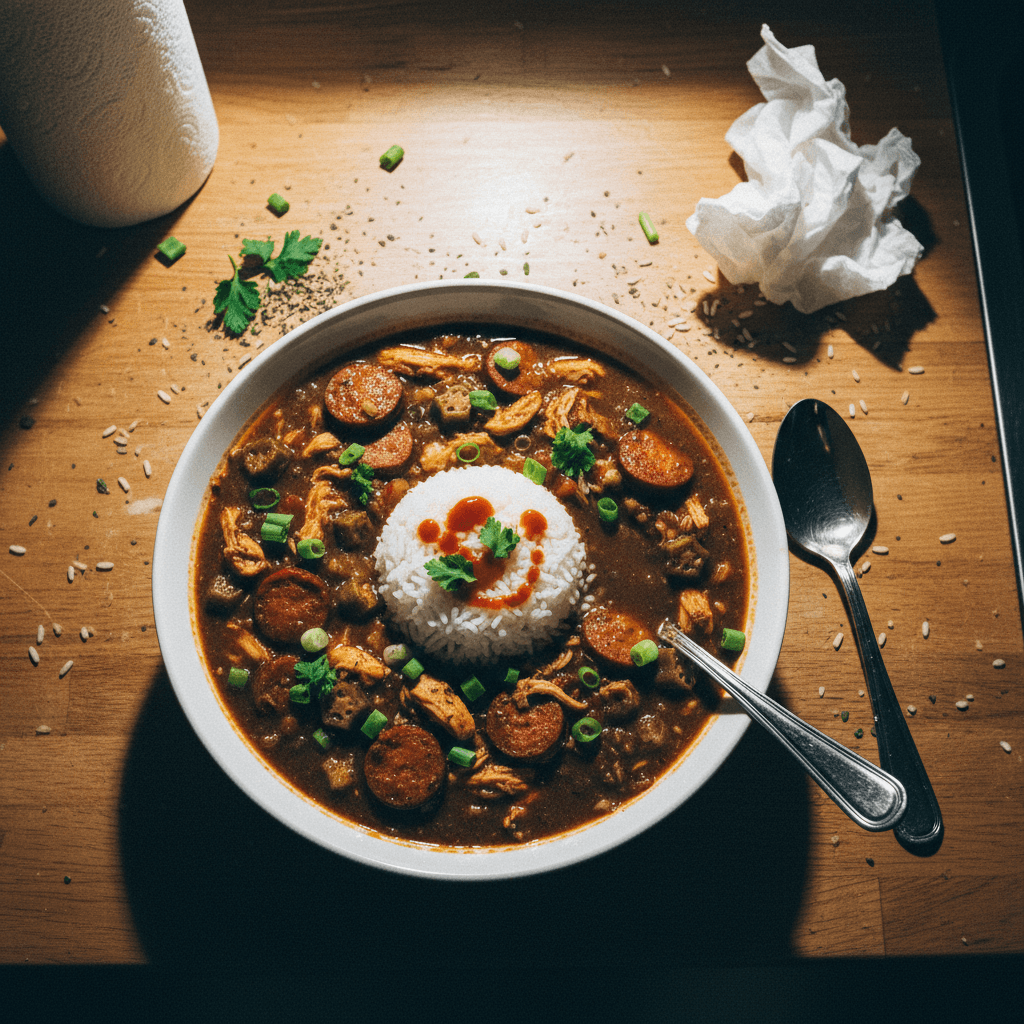 Cajun Chicken Andouille Gumbo