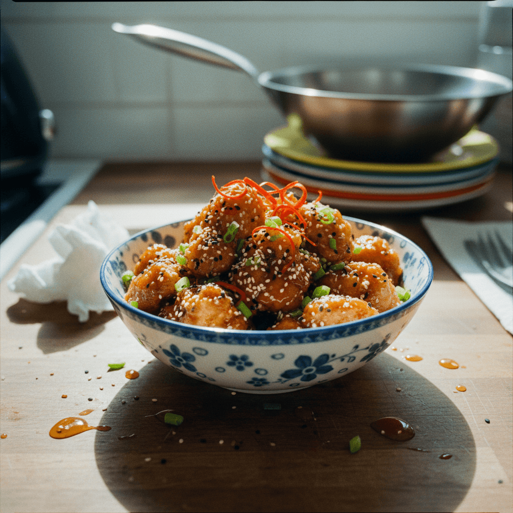 Crispy Wok-Kissed Honey Chicken