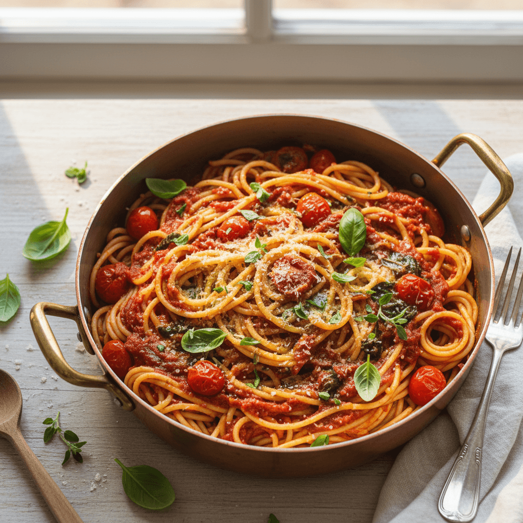 One-Pot Marinara Pasta