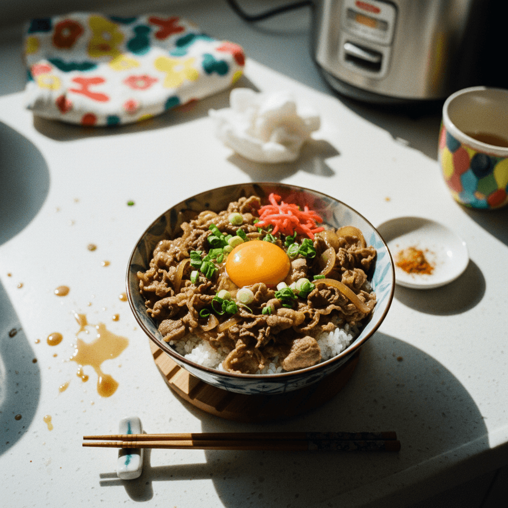 Beef Bowl (Gyudon)