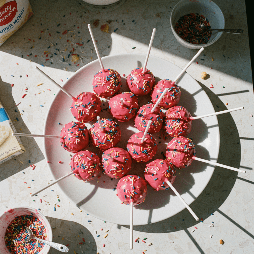 Starbucks Copycat Birthday Cake Pops