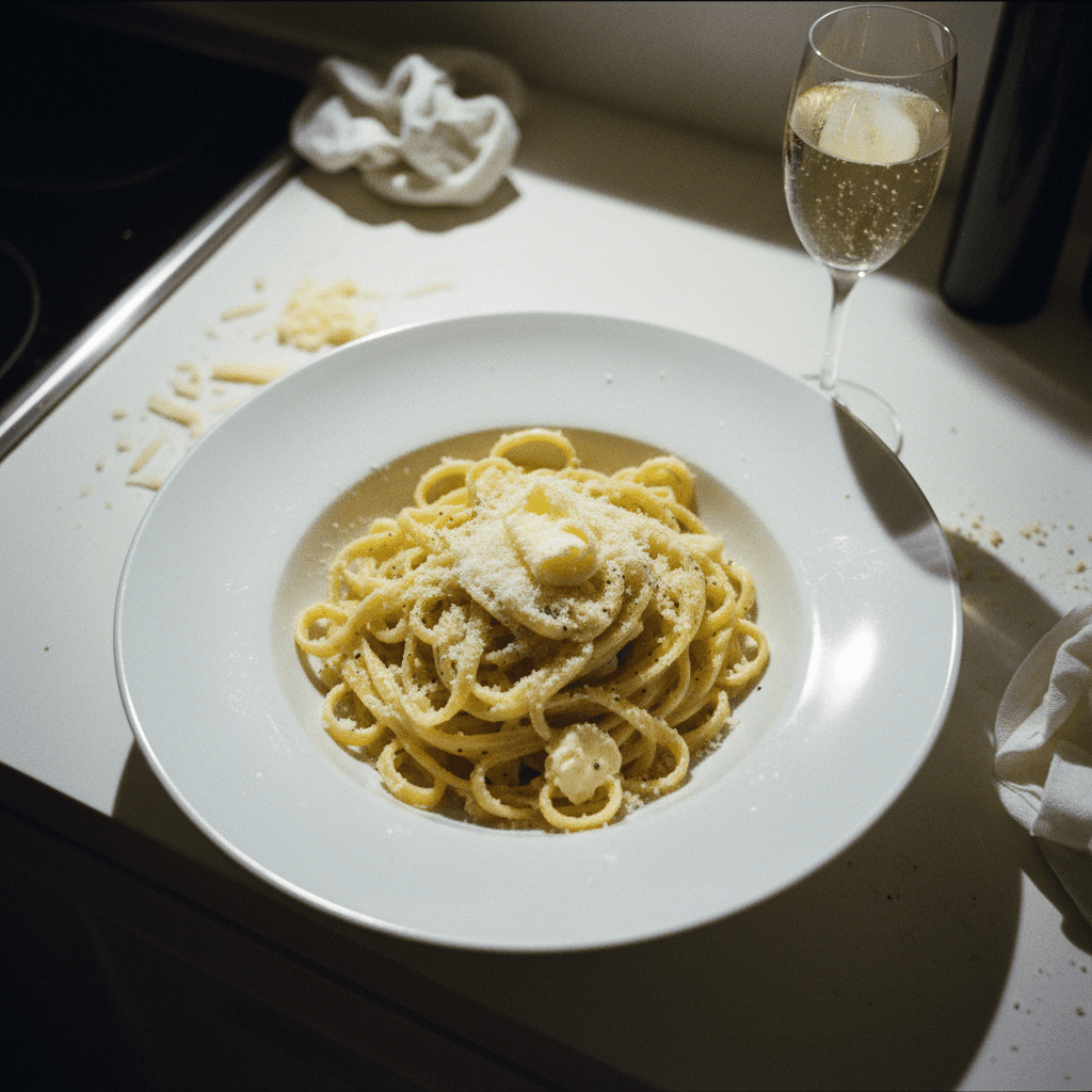 Fettuccine Alfredo (The Italian Way)