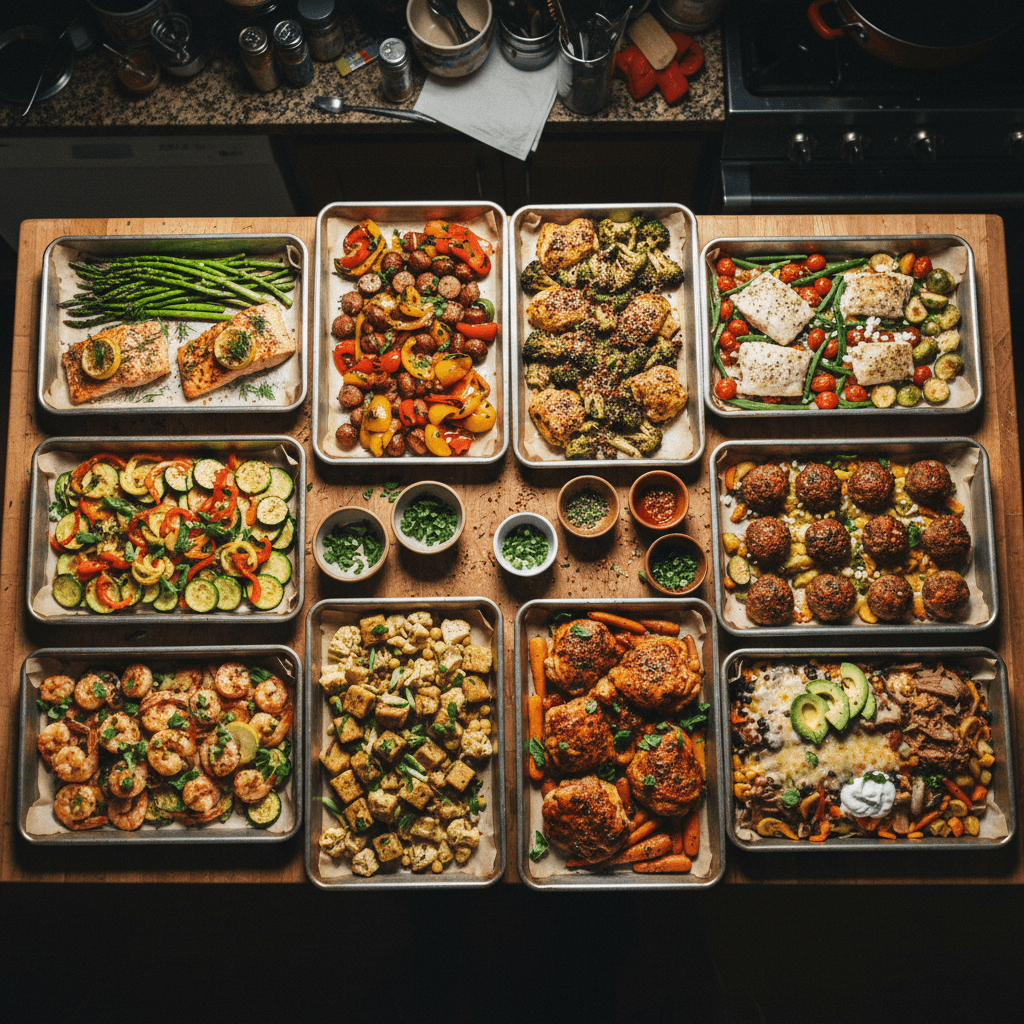 Sheet Pan Honey Garlic Chicken and Broccoli