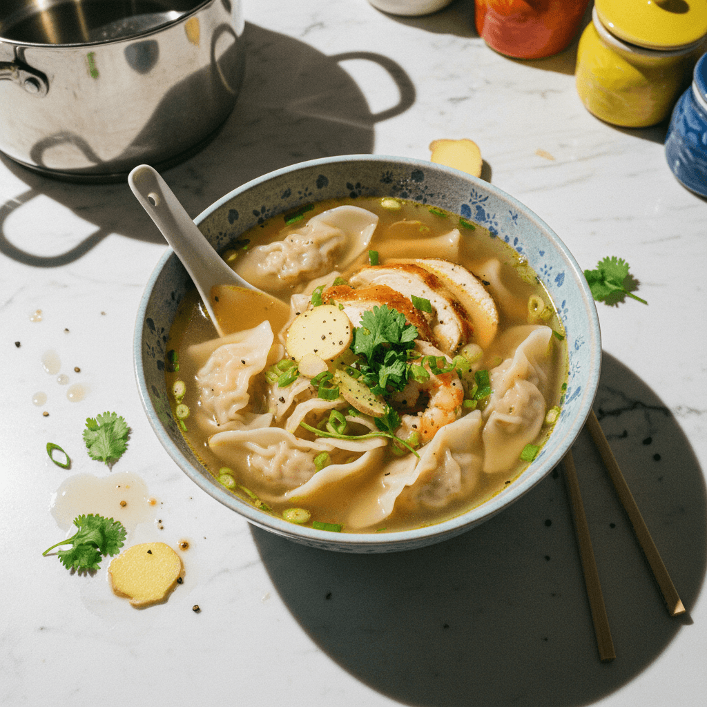 Homemade Wonton Soup