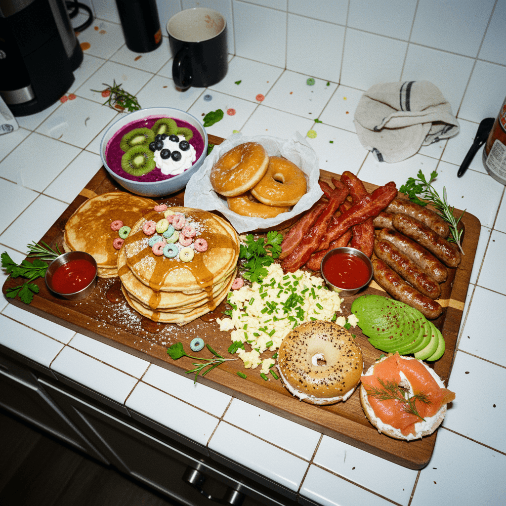 Sweet and Savory Breakfast Platter