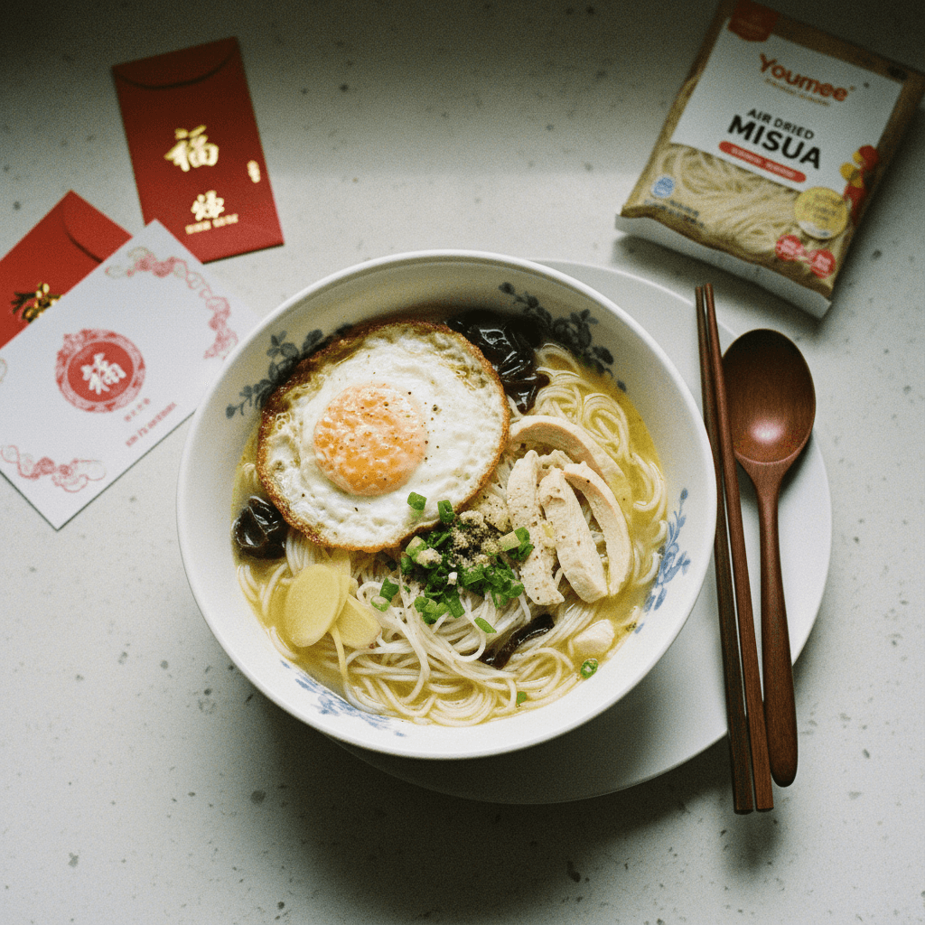 Yellow Wine Mee Sua (Huang Jiu Egg Misua)