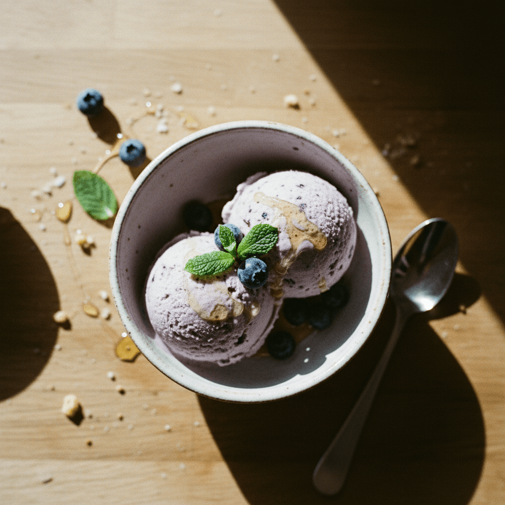 Blueberry Ice Cream