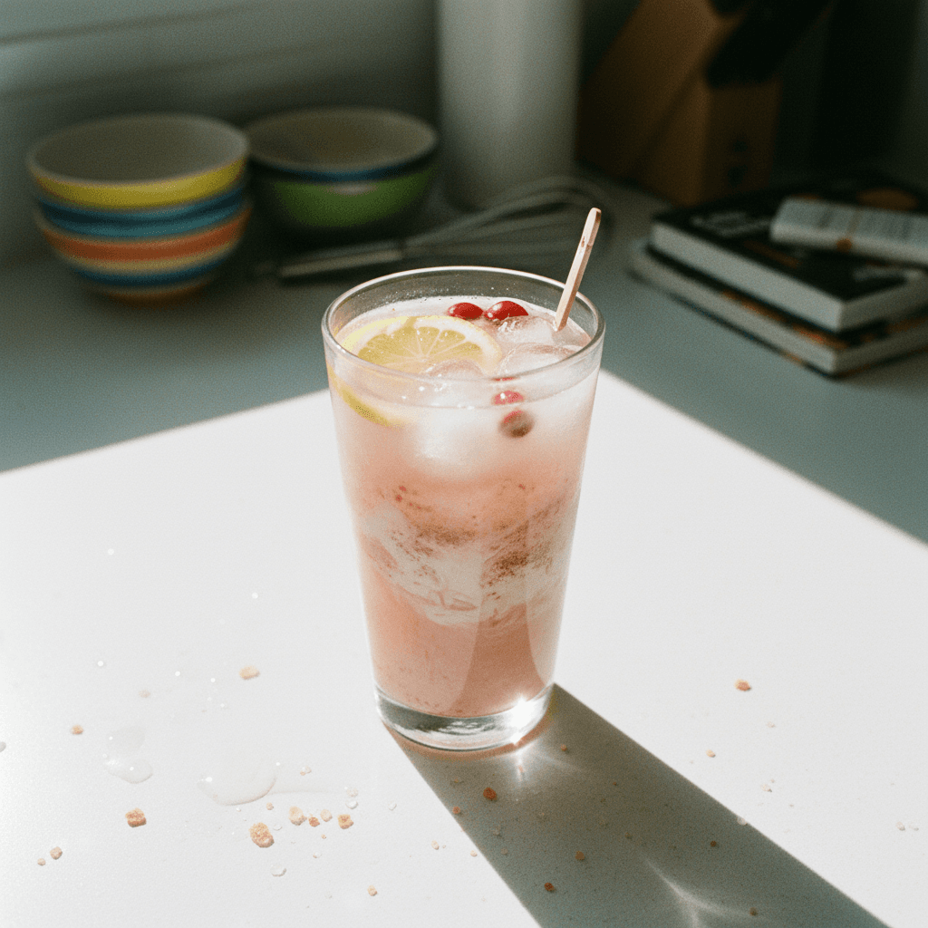 Pink Salt Lemon Detox Drink