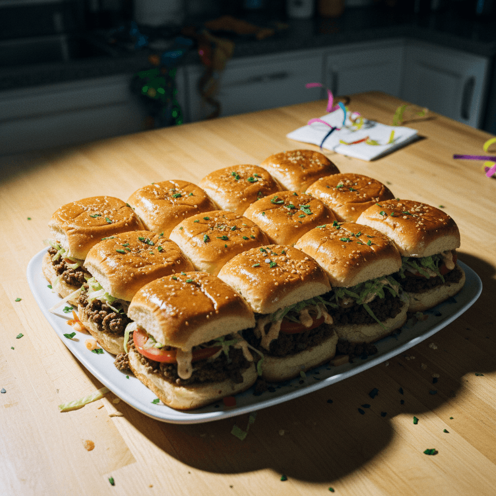 Chopped Cheese Sliders
