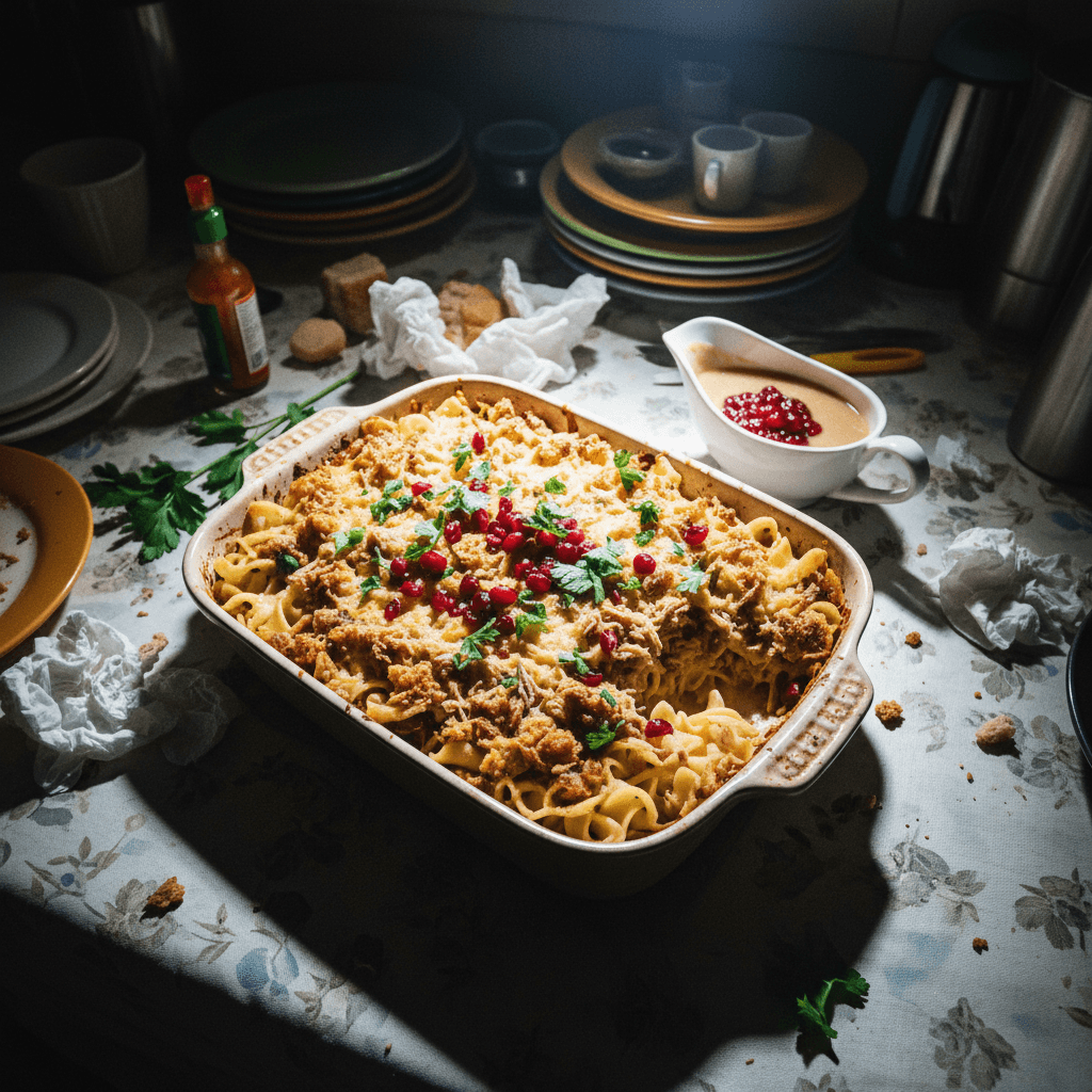 Turkey & Stuffing Noodle Bake