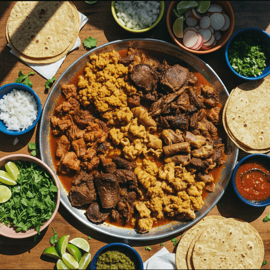 Assorted Offal and Meat Tacos (Tacos de Surtido)