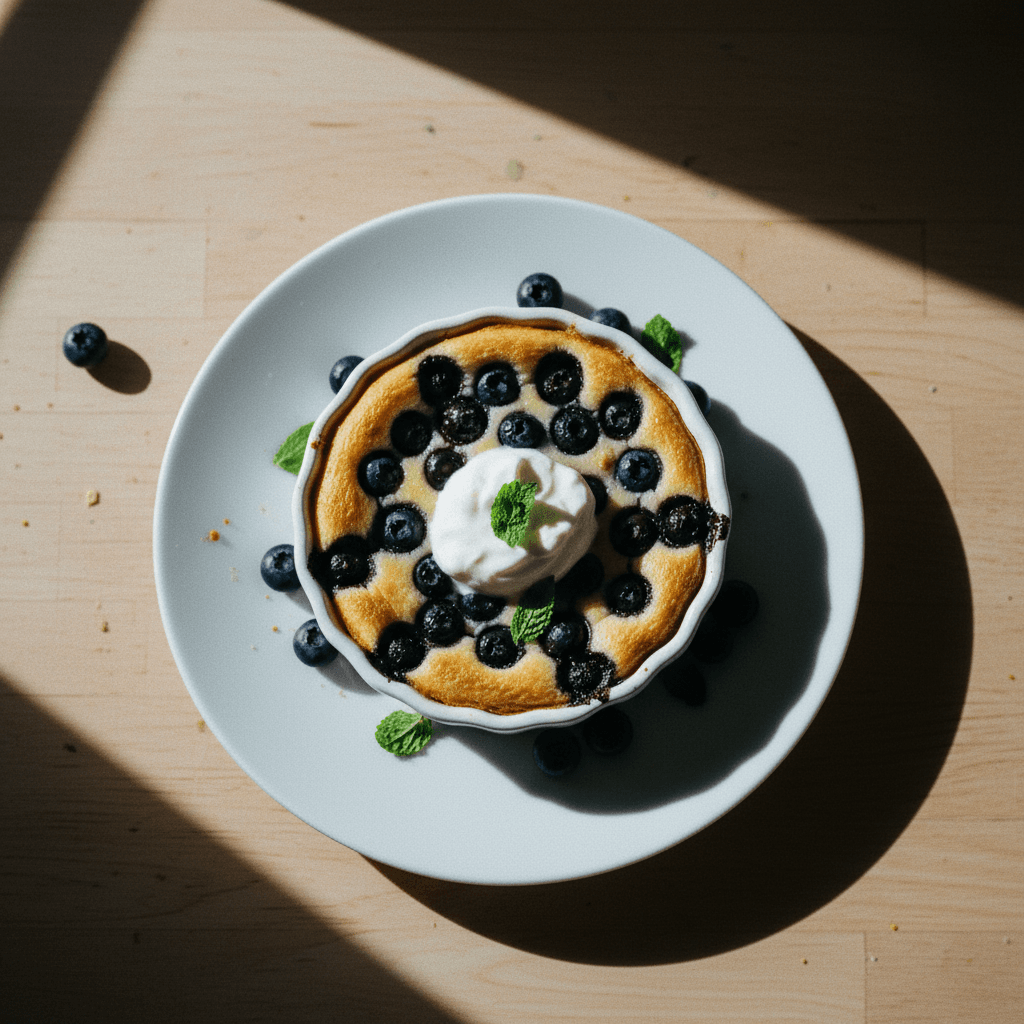 Mini Tarta de Yogur y Arándanos