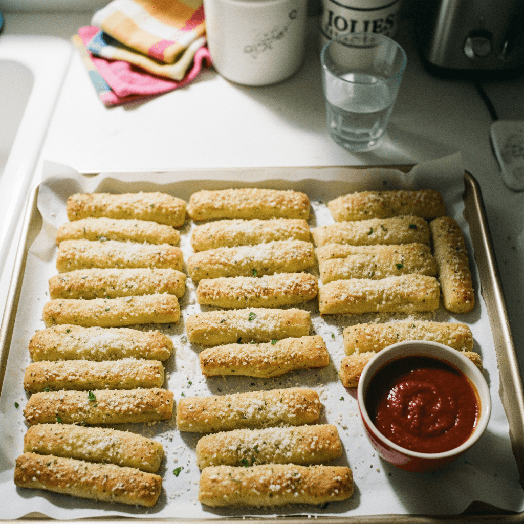 Copycat Little Caesar's Crazy Bread / Homemade Garlic Parmesan Breadsticks