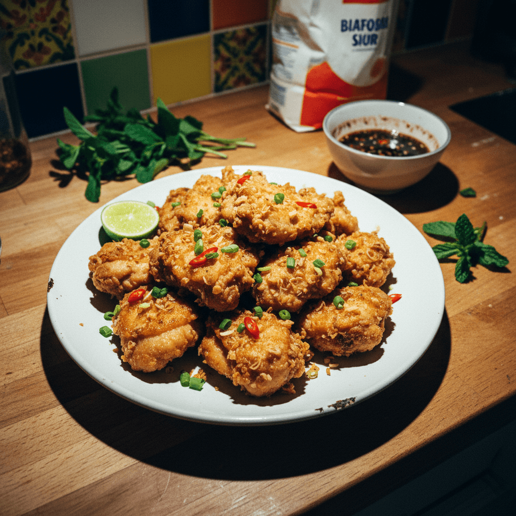 Vietnamese Lemongrass Fried Chicken