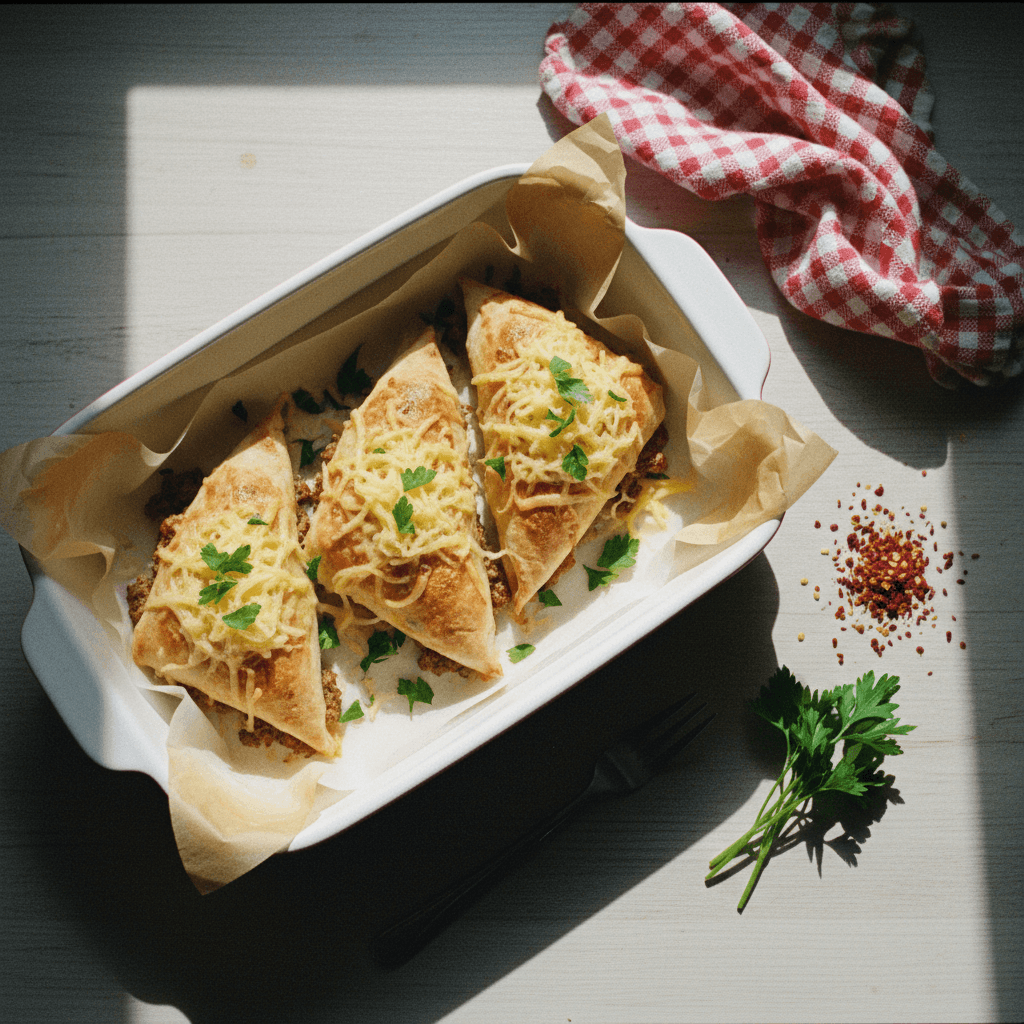 Kıymalı Lavaş Sarma