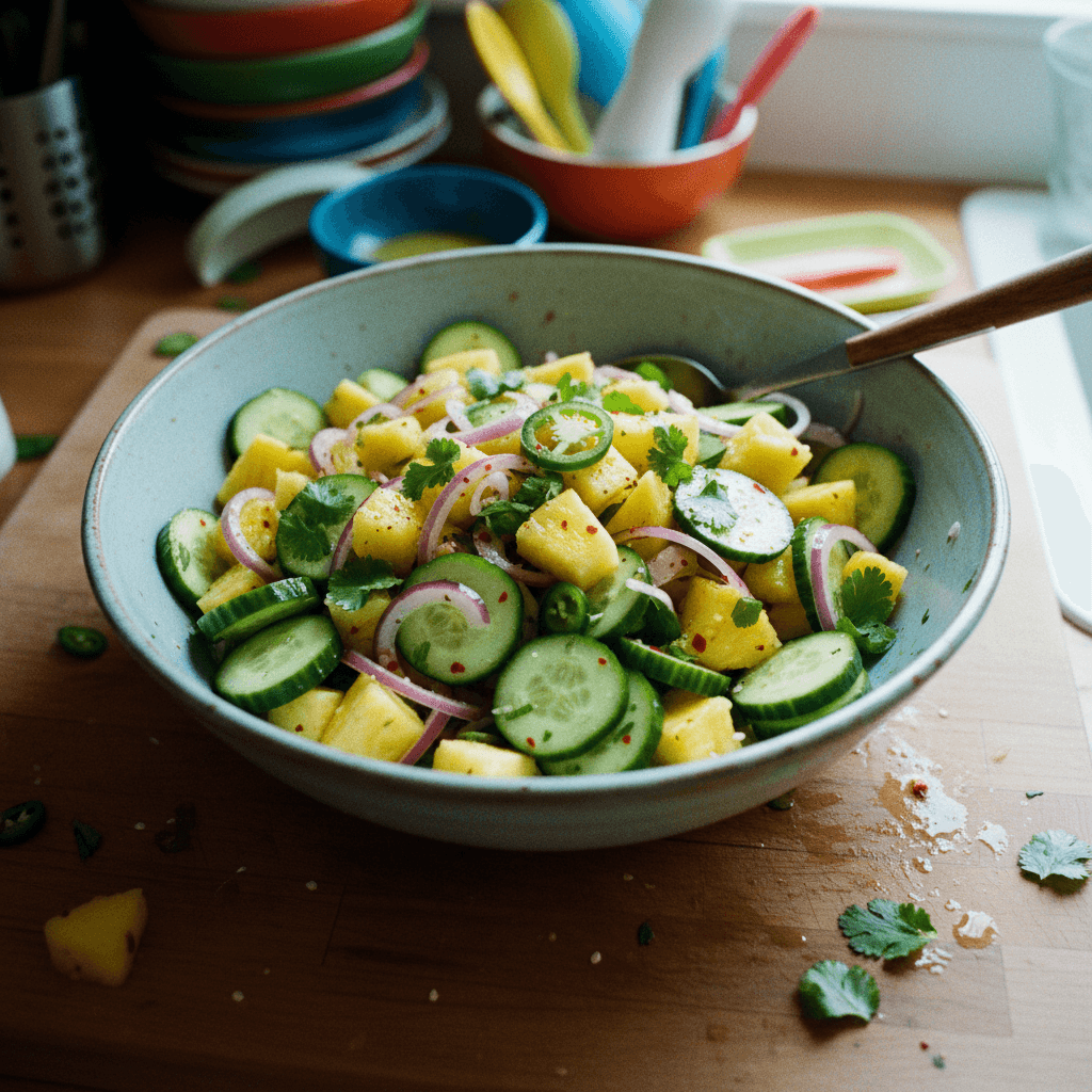 Pineapple Cucumber Salad