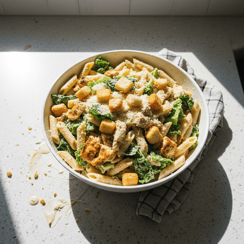 Chicken Caesar Pasta Salad