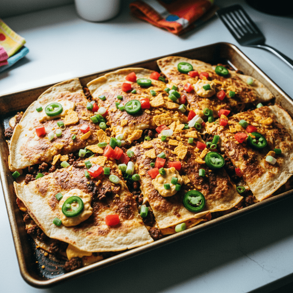 Sheetpan Quesadillas