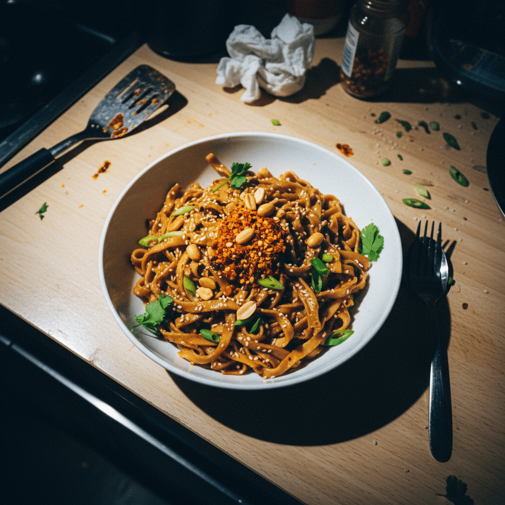 Sesame Miso Noodles