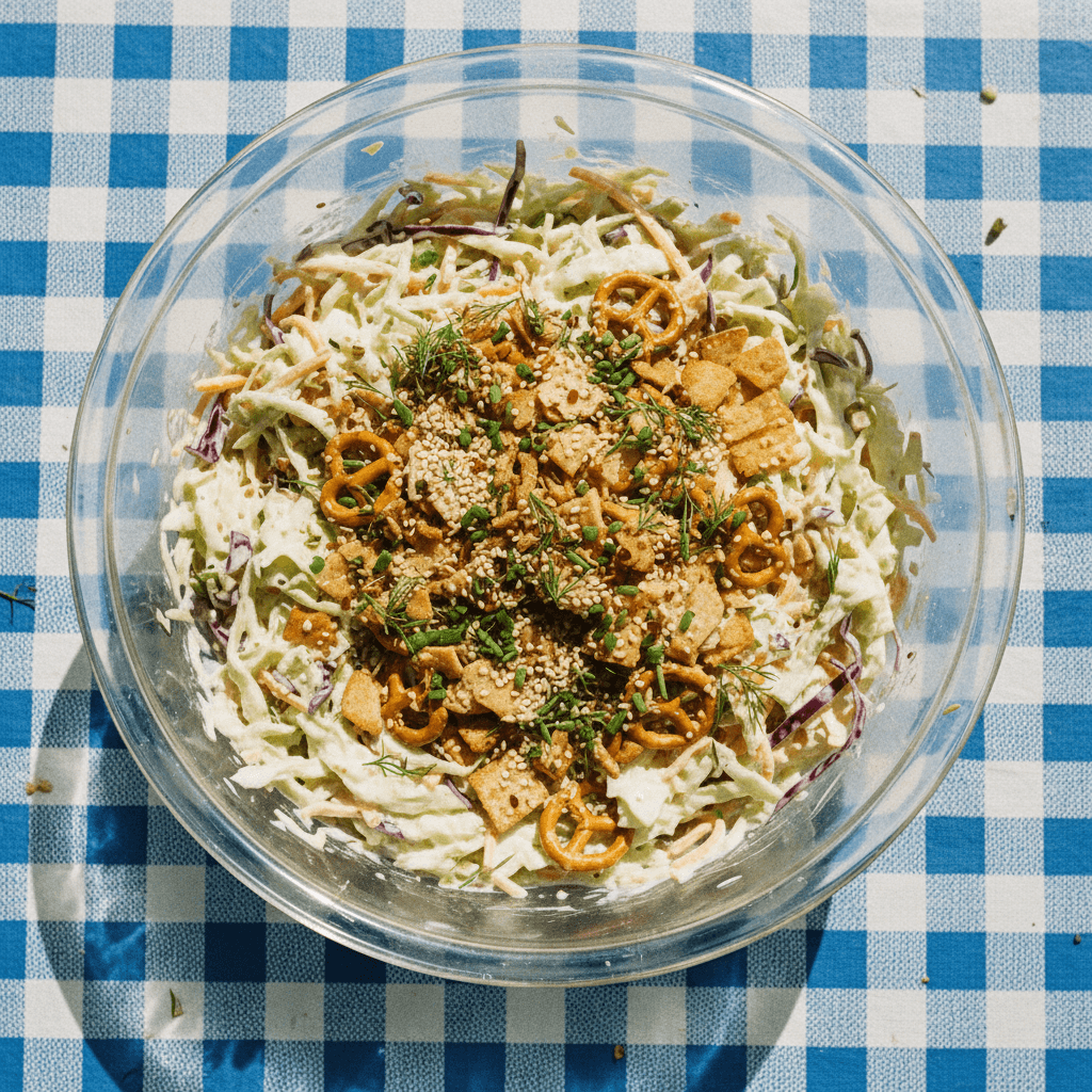 Creamy TJ's Coleslaw with Unexpected Crunch