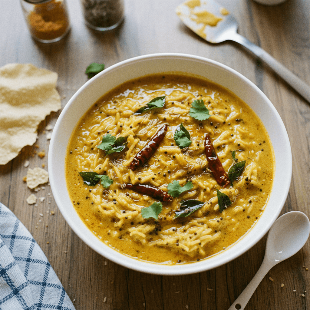 One-Pot Kadhi Chawal