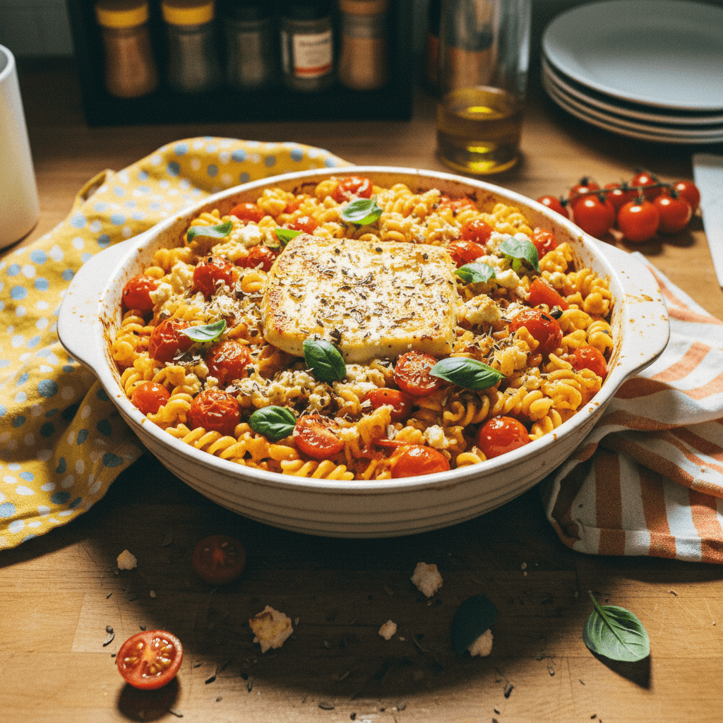 Baked Feta Pasta Delight