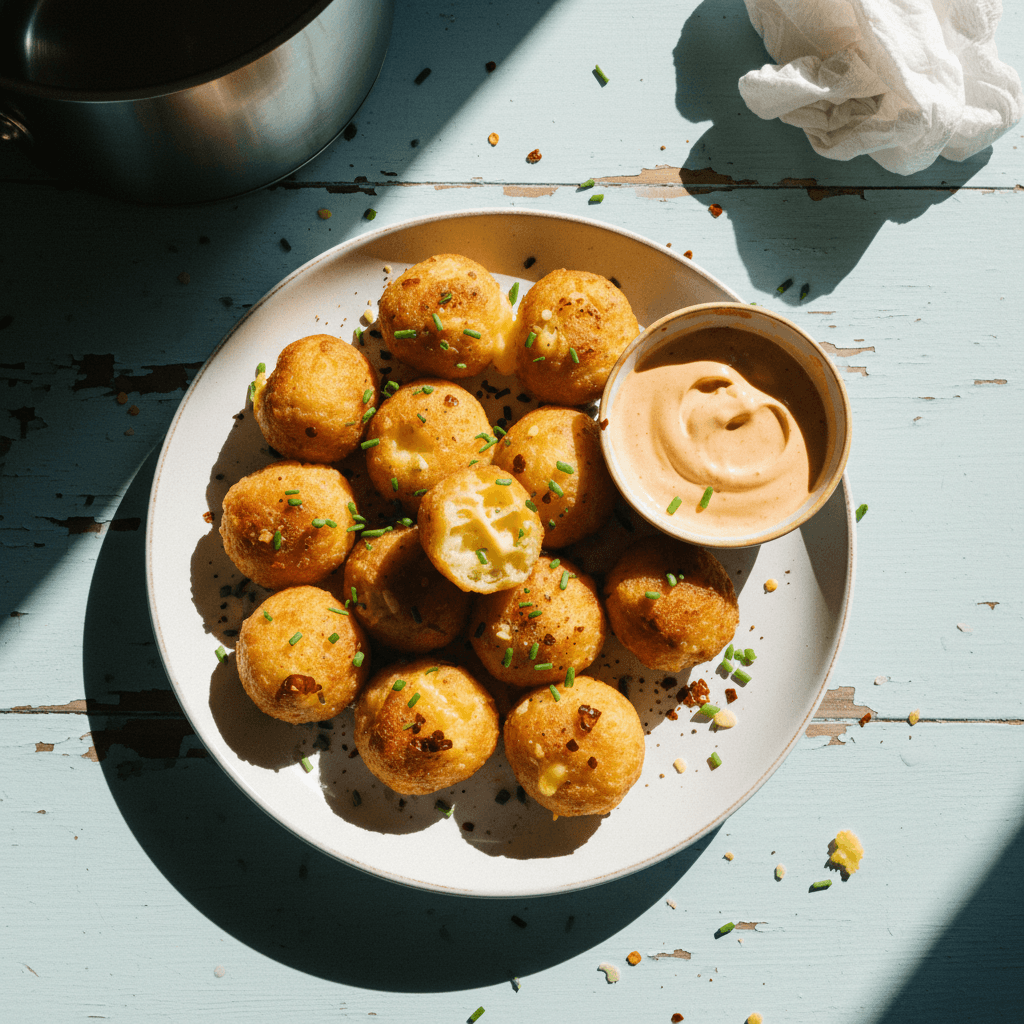 Crispy Potato Cheese Balls