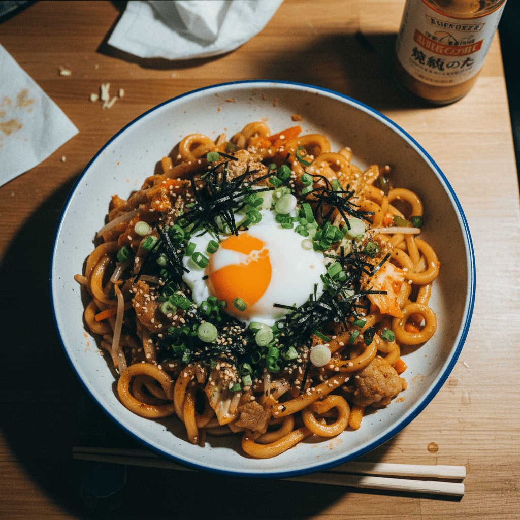 包丁不要!どハマり決定の絶品焼きうどん