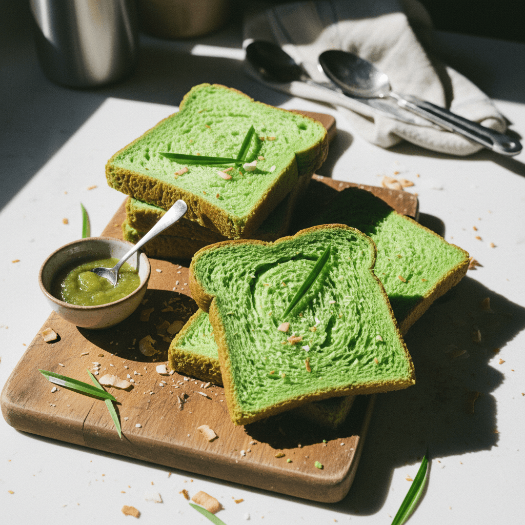 Tangzhong Pandan Toast