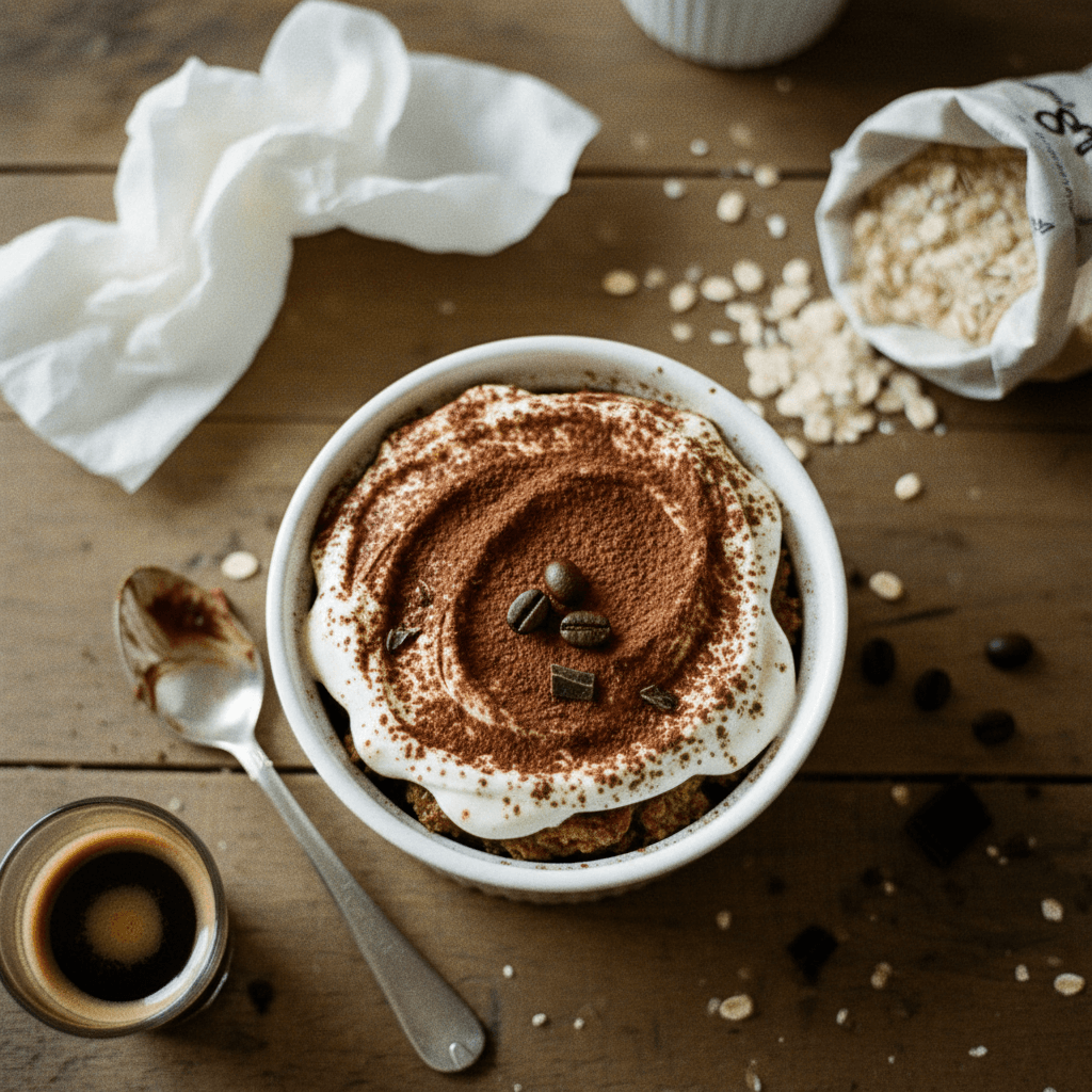 Tiramisu Baked Oats