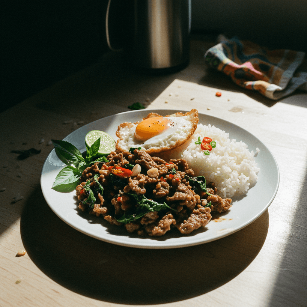 Wolf's Spicy Thai Basil Beef (Pad Krapow Neua)