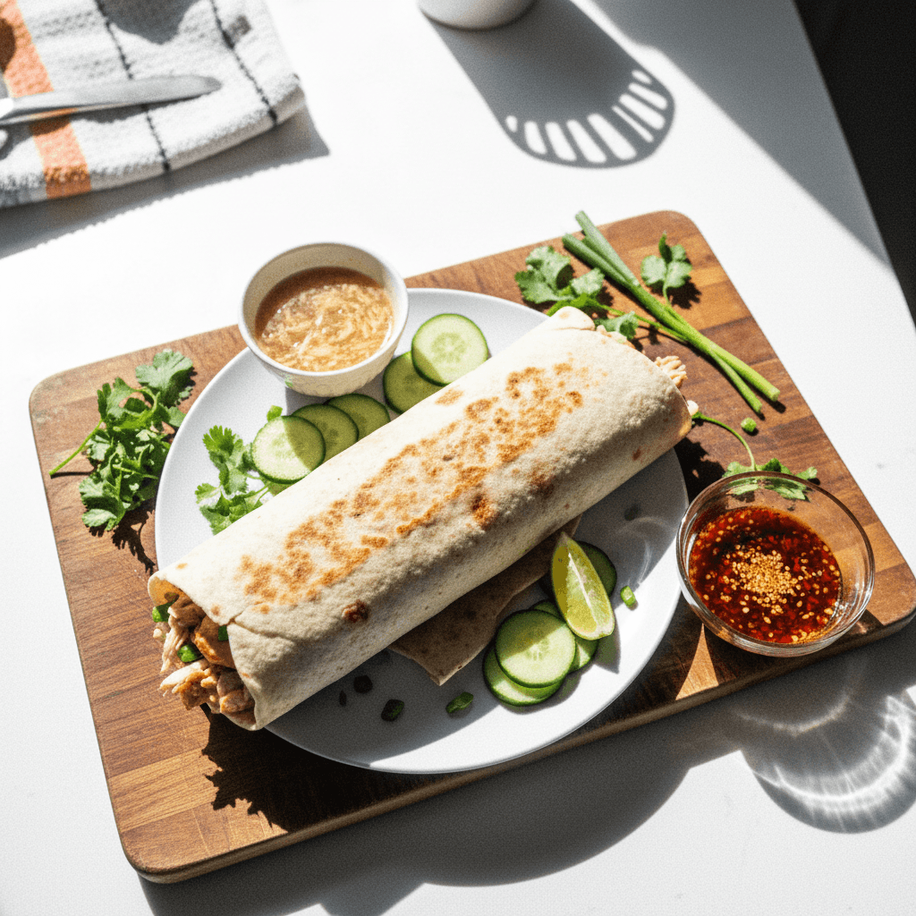 Hainan Chicken Burrito